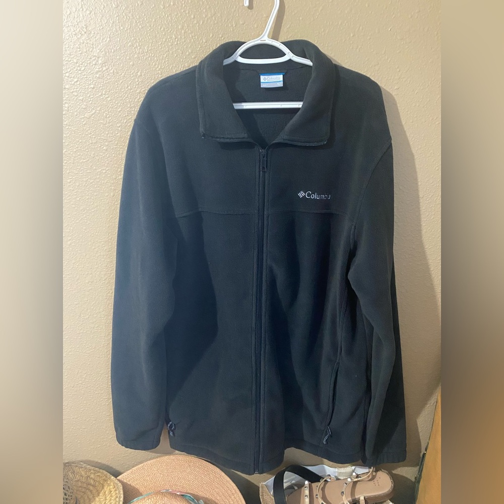 Black Columbia Fleece NWOT. Men’s Size Extra Large Tall